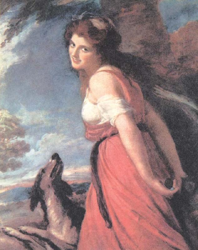 unknow artist den unga emma hamilton som grekisk gudinna Norge oil painting art